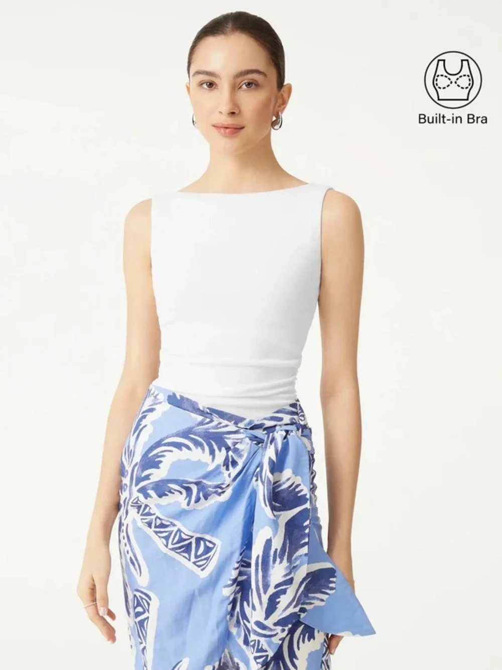 NWT OGL BLACK ELASTIC OPEN BACK TANK - Picture 3 of 3